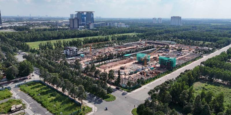 Vị trí Artisan Park dễ dàng di chuyển đến khu vực trung tâm Thành Phố Mới